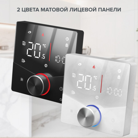 Wi-Fi терморегулятор CALEO C933 Wi-Fi Белый для теплого пола