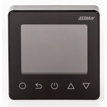 Терморегулятор ДЕВИ Prime Wi-Fi black с датчиком пола