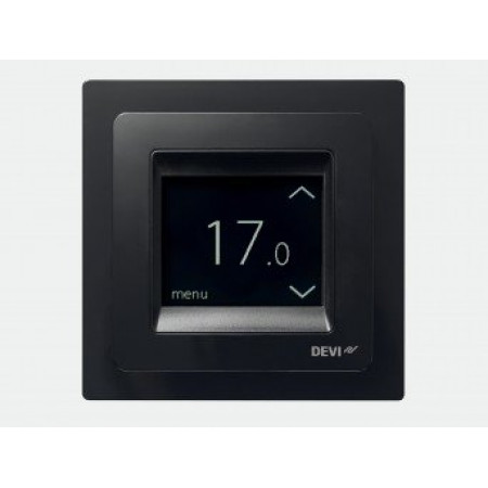 Терморегулятор для теплого пола DEVIreg Touch black
