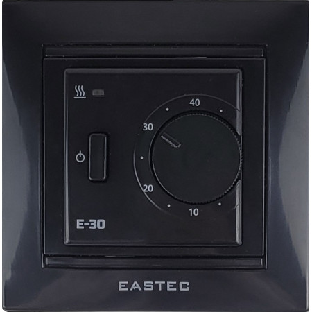 Терморегулятор Eastec E-30 черный (Legrand Valena, WERKEL, Schneider Glossa, Schneider Atlas/Gira/Jung, Schneider Unica)