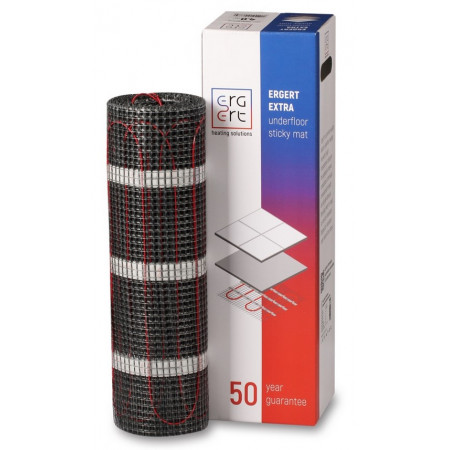 Тонкий нагревательный  мат ERGERT Extra-150 - 1,0 кв.м.