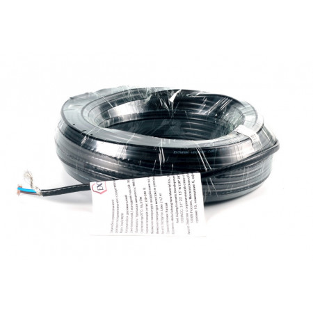 Секция резистивного (двужильного) кабеля EXTHERM SNOW/2P 480/30 (16 м,480 Вт) для открытых площадей, тротуаров, погрузочно-разгрузочных зон, крыш, трубопроводов и резервуаров