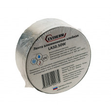 Лента самоклеящаяся алюминиевая EXTHERM LA50.50W с зимним клеем