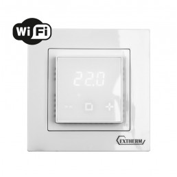 Терморегулятор для теплого пола EXTHERM ET-44 WI-FI (белый)