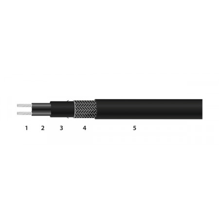 Греющий кабель HEATUS SVOHEAT 24-2CF