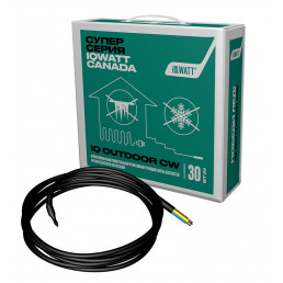 Готовый комплект IQWATT IQ OUTDOOR CW - 10 m для систем антиобледенения и снеготаяния