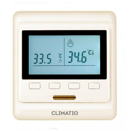 Терморегулятор для теплого пола IQWATT CLIMATIQ PT (бежевый)