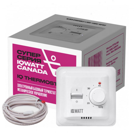 Терморегулятор для теплого пола IQWATT IQ THERMOSTAT M