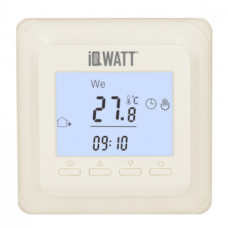 Терморегулятор для теплого пола IQWATT IQ THERMOSTAT P (бежевый)