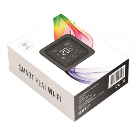 Терморегулятор для теплого пола IQWATT IQ THERMOSTAT SMART HEAT WI-FI white