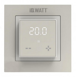 Терморегулятор для теплого пола IQWATT IQ THERMOSTAT D (песочный)