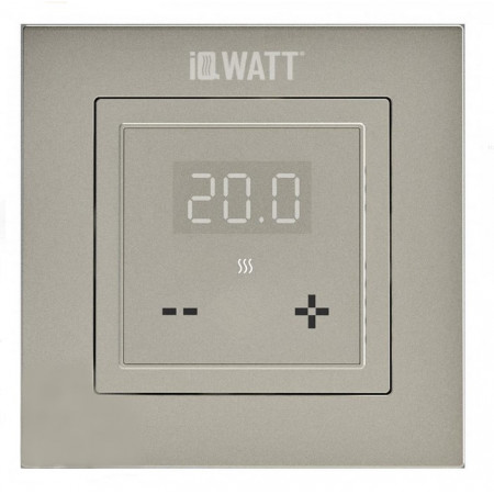 Терморегулятор для теплого пола IQWATT IQ THERMOSTAT D (шампань)
