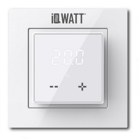 Терморегулятор для теплого пола IQWATT IQ THERMOSTAT D white
