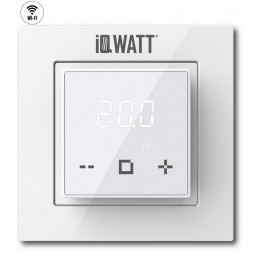 Терморегулятор для теплого пола IQWATT IQ THERMOSTAT D white WI-FI