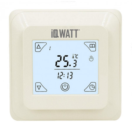 Терморегулятор для теплого пола IQWATT IQ THERMOSTAT TS (бежевый)