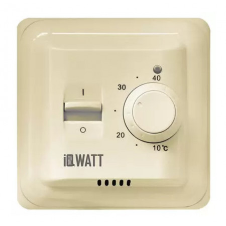 Терморегулятор для теплого пола IQWATT IQ THERMOSTAT M (бежевый)