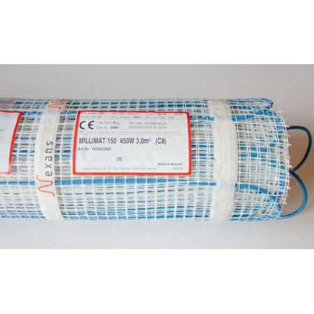 Нагревательный мат Nexans Millimat 150/ HS 1200W (8 кв.м) со скрытой муфтой Splice