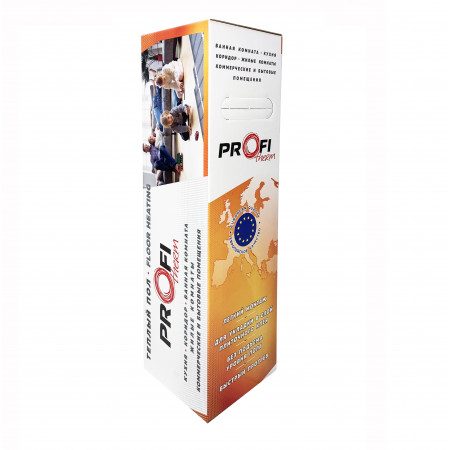 Тонкий нагревательный мат Profi Therm 150 Вт (1,0м2)