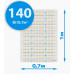 Инфракрасный теплый пол RIM Light-70 mini 140Вт/0.7м²  (70*100см)