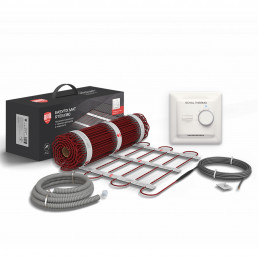 Комплект теплого пола Royal Thermo Flat Mat RTEM 2-180-0,5 кв.м. с терморегулятором