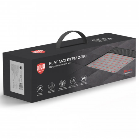 Нагревательный мат Royal Thermo Flat Mat RTFM 2-150-1 кв.м.