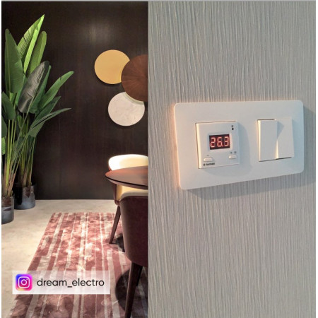 Wi-Fi терморегулятор для теплого пола Terneo ax (беж)