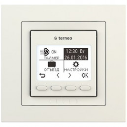 Терморегулятор Terneo pro unic* (беж) для инфракрасных панелей и конвекторов