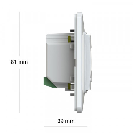 Wi-Fi терморегулятор для теплого пола Terneo ax (беж)