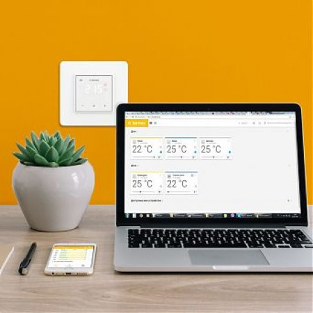 Wi-Fi терморегулятор для теплого пола Terneo sx (беж)