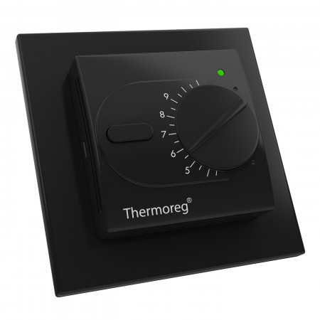 Терморегулятор для теплого пола Thermoreg TI-200 Design Black