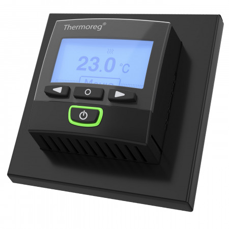Терморегулятор для теплого пола Thermoreg TI-950 Design Black