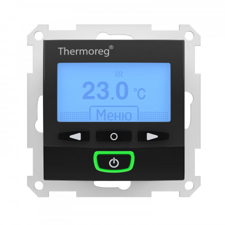 Терморегулятор для теплого пола Thermoreg TI-950 Design Black