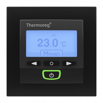 Терморегулятор для теплого пола Thermoreg TI-950 Design Black