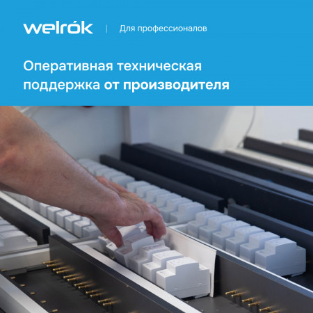 Реле напряжения в разетку Welrok PR red