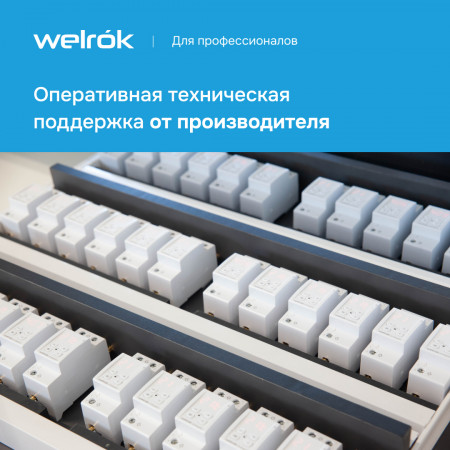 Реле напряжения Welrok VIP-32 red с контролем тока