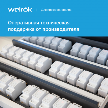 Реле напряжения Welrok VIP-63 red с контролем тока