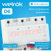 Реле напряжения Welrok D6-40 red для трехфазной и однофазной нагрузки